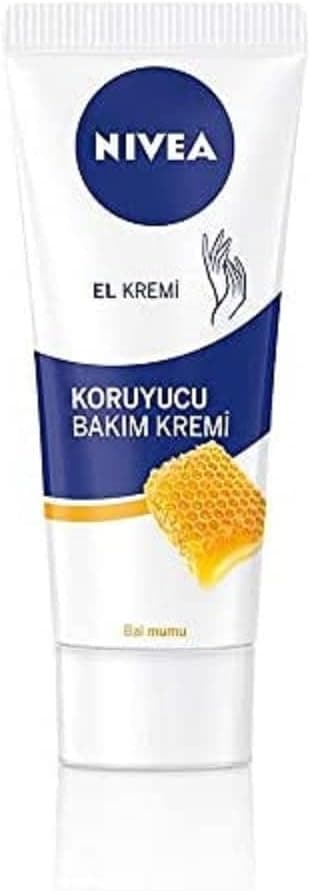 NIVEA El Kremi Koruyucu Bakım, 75 ml, Bal Mumu ve Gül Kokusu
