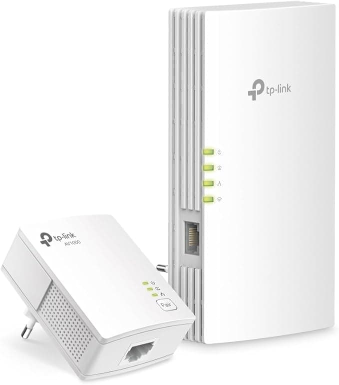 TP-Link TL-WPA7817 KIT, AV1000&AX1500 Mbps, 1× Gigabit Portlu, 4K Video ve Online Oyunlarda Yüksek Performans, EasyMesh Destekli, Tak ve Çalıştır, Powerline Adaptör Kiti