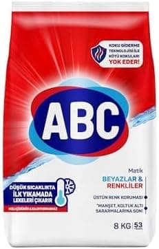 ABC DETERJAN Matik Beyazlar & Renkliler 8 Kg