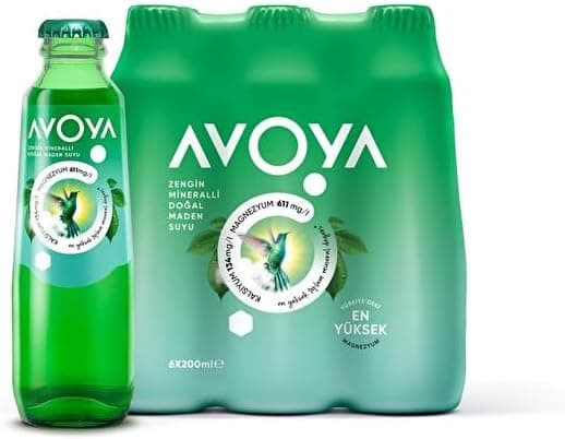 AVOYA Sade Maden Suyu 200 ml 24'lü