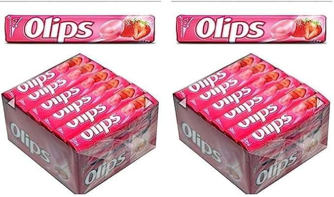 Olips Stick Çilek Aromalı Şekerleme 28 gr 2li paket