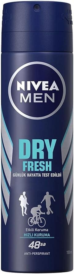 Nivea Dry Fresh Erkek Sprey Deodorant, 150 ml
