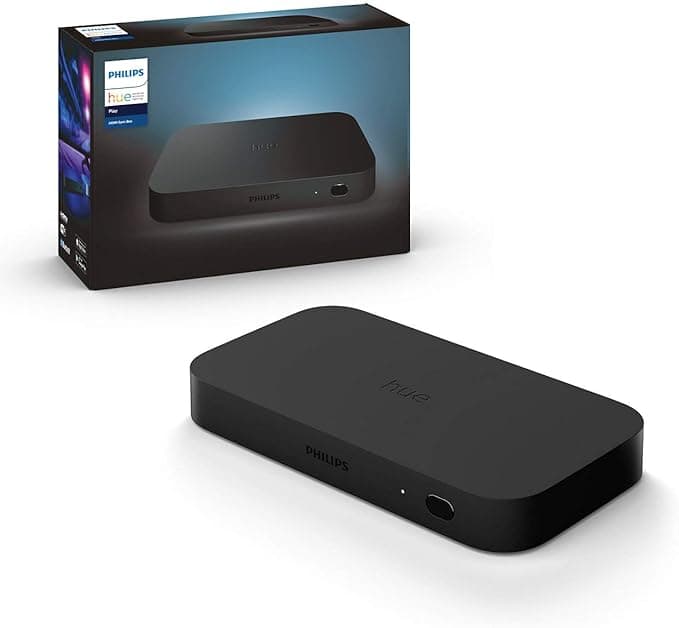 Philips Hue HDMI Sync Box, 4 HDMI Bağlantısı, Akıllı Aydınlatma Siyah