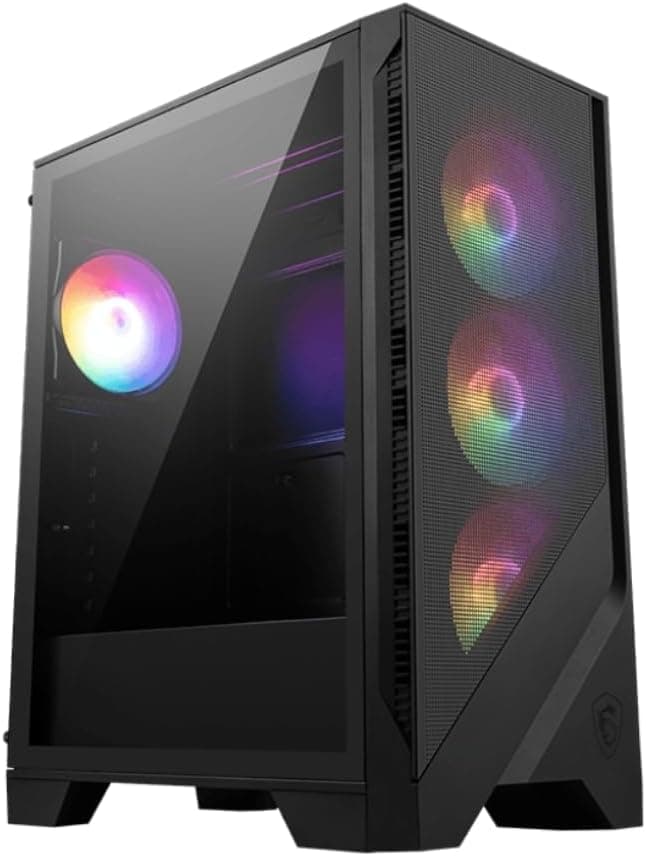 MSI MAG FORGE 121A B75 PCIE5 Temperli Cam 4 x120mm Auto RGB Fan 750W Bronz ATX Gaming Bilgisayar Kasası