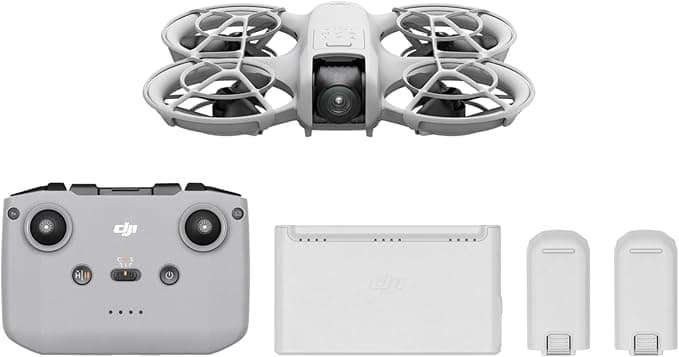 DJI Neo Fly More Combo - 4K 30 fps 3840x2880 vidoe kalites, 12 MP fotoğraf çözünürlük, 18 DK uçuş süresi, Renk Beyaz