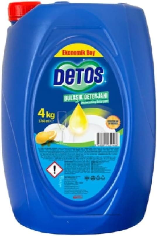 Detos Limon Kokulu Bulaşık Deterjanı 4000 ml