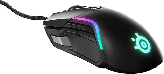 SteelSeries Rival 5 Oyuncu Mouse, FPS, MOBA, MMO, Battle Royale, 18,000 CPI TrueMove Air Optik Sensör, 9 Programlanabilir Düğme, 85 Gr Rekabetçi Ağırlık