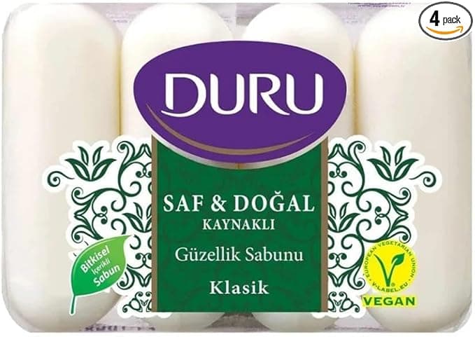 DURU Saf&Doğal Klasik Sabun, 70 Gramx4