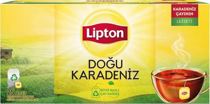 Lipton Doğu Karadeniz Bardak Poşet Çay 25'li Paket