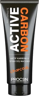 PROCSIN Aktif Karbon Diş Macunu, Diş Beyazlatıcı & Plak Karşıtı, Nefes Ferahlatıcı & Doğal Formül, Günlük Ağız ve Diş Bakımı, 80 ML