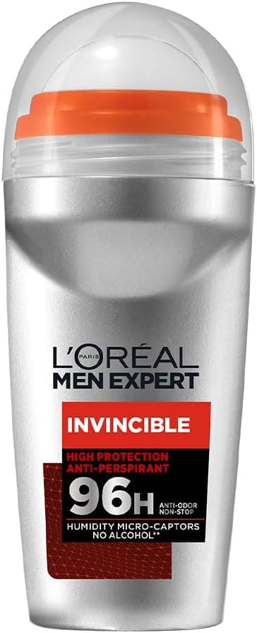 L'Oreal Paris Men Expert Invincible Terleme Karşıtı Roll On Deodorant 50 ml