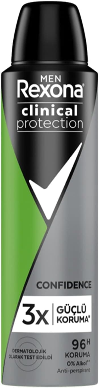 Rexona Men Clinical Protection Erkek Sprey Deodorant Confidence 150 ml