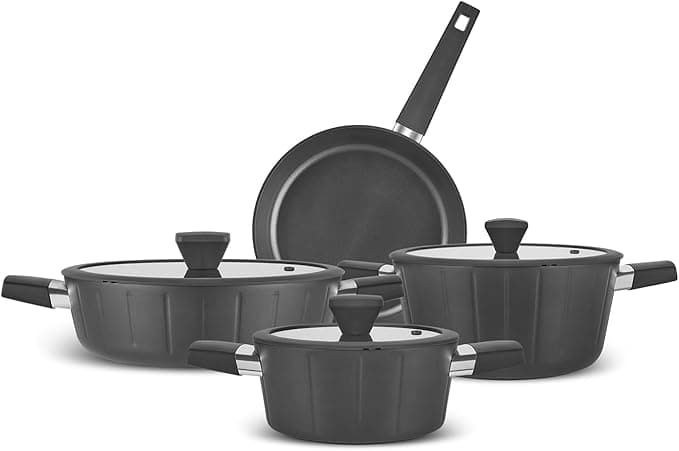 Karaca Biodiamond Regnum İndüksiyon Tabanlı 7 Parça Tencere Seti