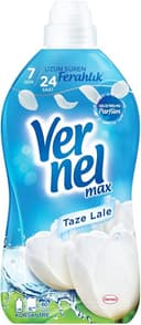 Vernel max Taze Lale Kokulu 60 Yıkama Konsantre Çamaşır Yumuşatıcısı (1 x 1440 mL)