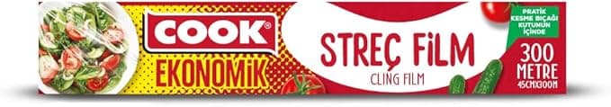 COOK EDT Streç Film PE Sarı 45cm x 300m
