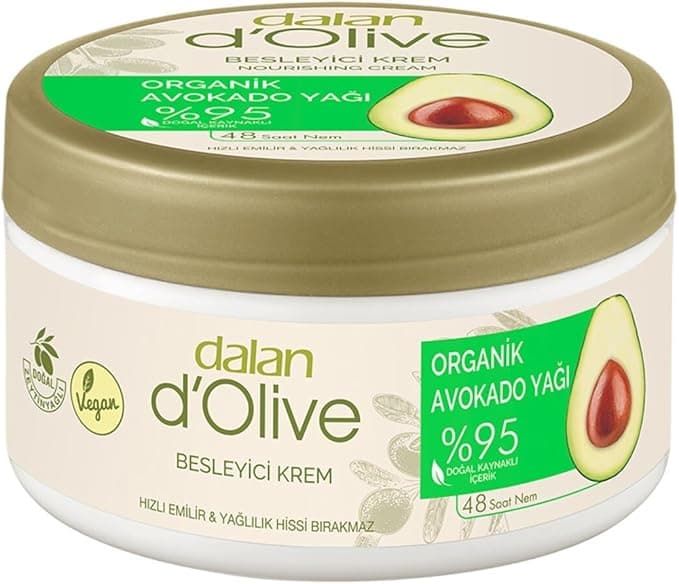Dalan d’Olive Besleyici Krem Organik Avokado Yağı 250 ml