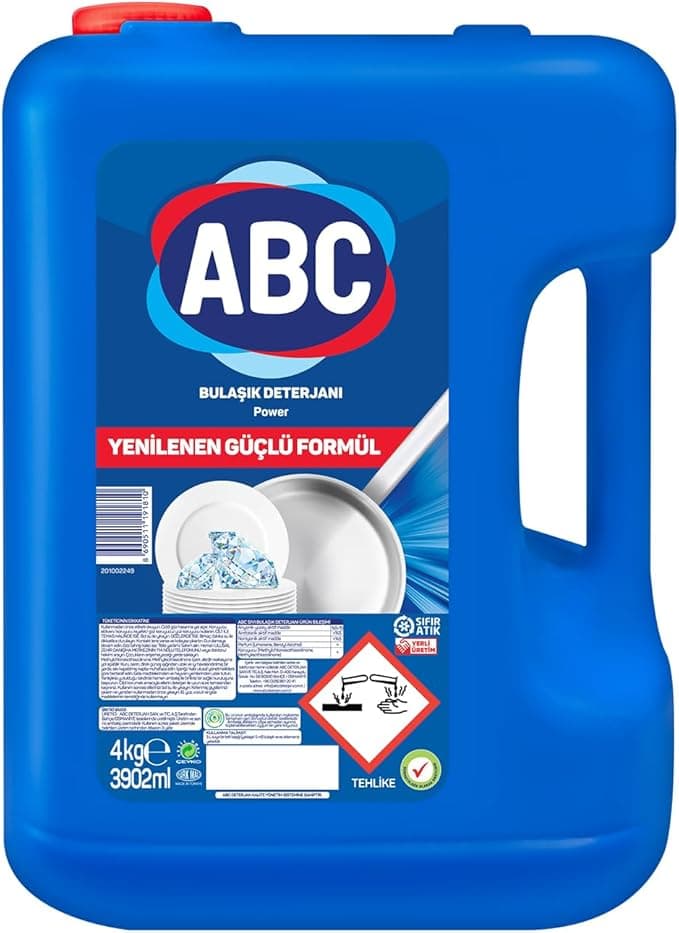 ABC DETERJAN Bulaşık Deterjanı Power 4 Kg