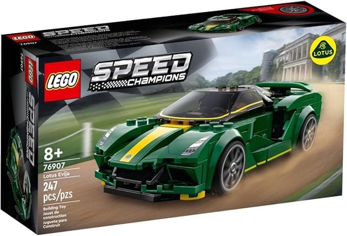 LEGO® Speed Champions Lotus Evija 76907-8 Yaş ve Üzeri Çocuklar ve Araba Meraklıları için Harika bir Oyuncak Yapım Seti (247 Parça)