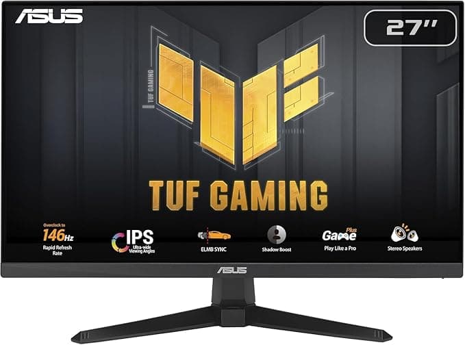 ASUS TUF GAMING VG279QE5A 27 IPS 1920x1080 1ms 146Hz 300cd DP HDMI Hoparlör VESA 3YIL EYECARE PLUS,ELMB Monitör