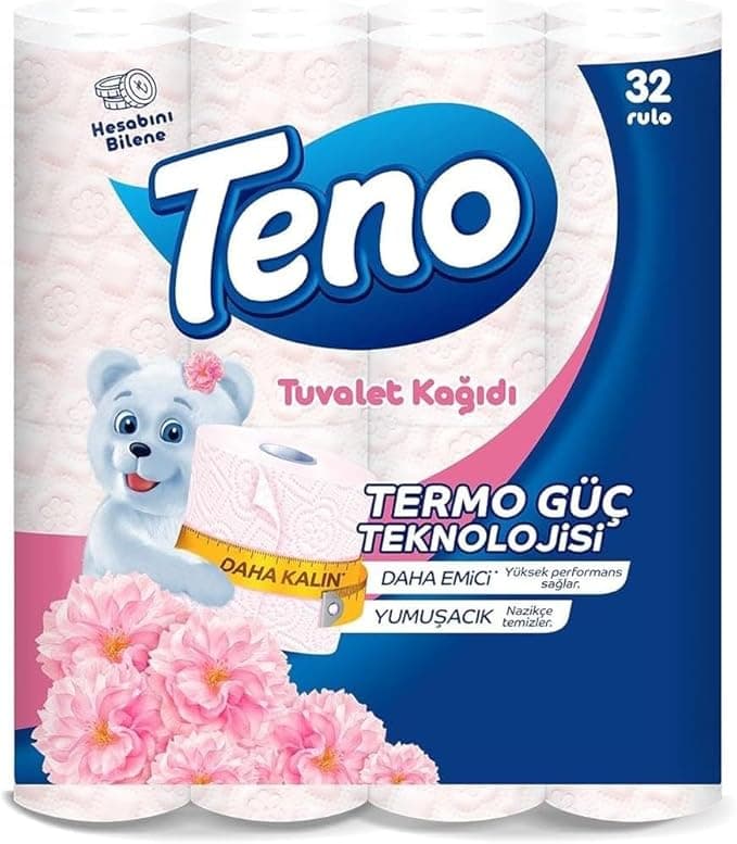Teno Pudra Kokulu Tuvalet Kağıdı 32 Adet
