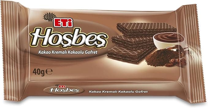 Eti Hoşbeş Kakao Kremalı Gofret 40 g x 24 Adet