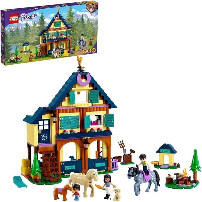 LEGO® Friends Orman Binicilik Merkezi 41683 - Yaratıcı Çocuklar için Oyuncak Yapım Seti (511 Parça)