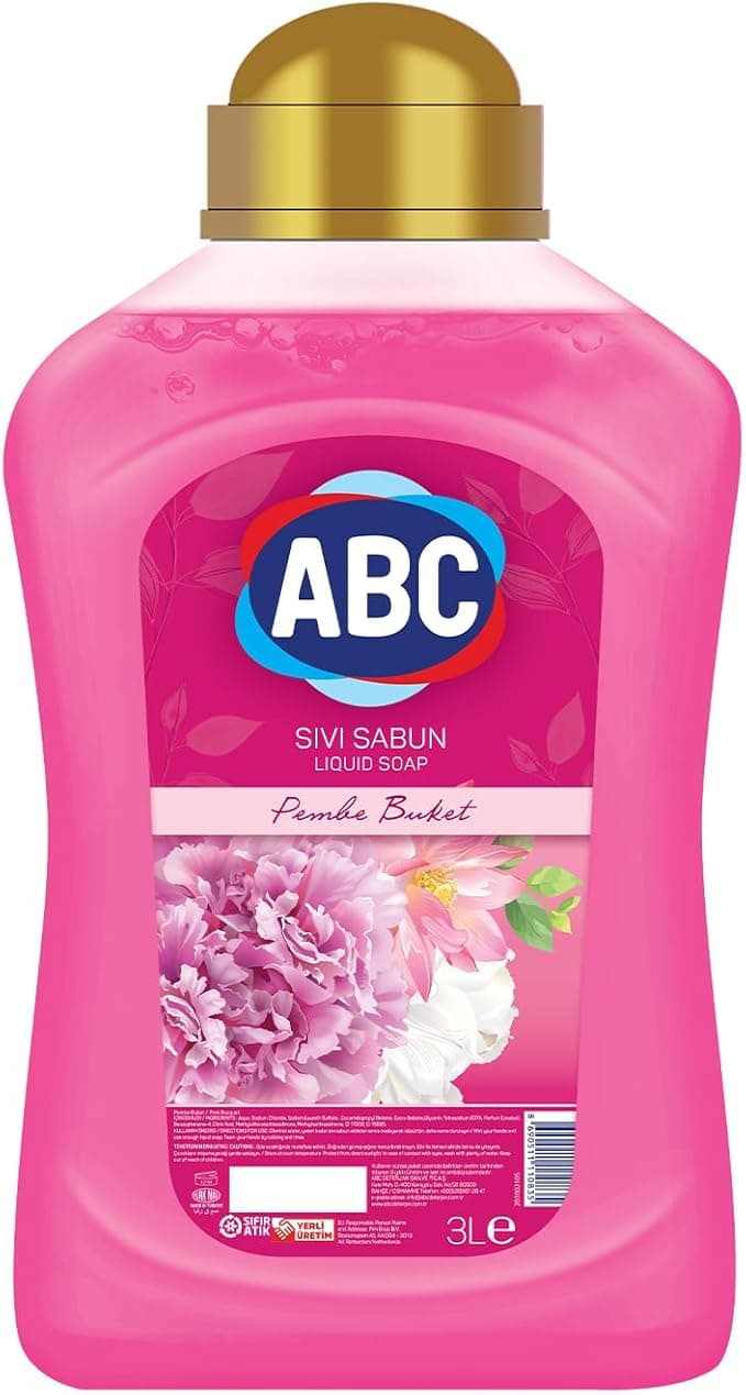 ABC DETERJAN Sıvı Sabun Pembe 3 L