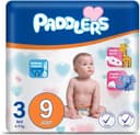Paddlers 3 Numara Midi 4-9 kg Deneme Paketi Bebek Bezi (1 x 9 Adet)