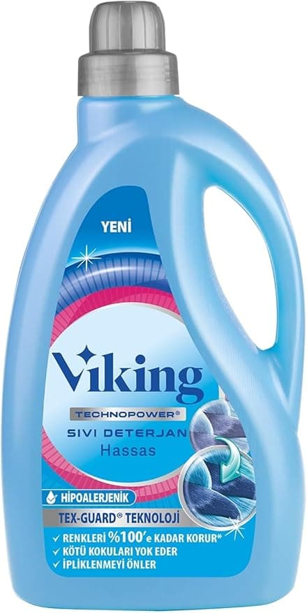 Viking Technopower Sıvı Çamaşır Deterjanı Hassas 2.7 lt