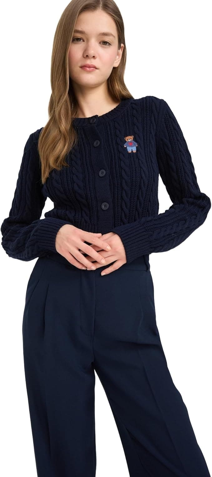 DeFacto Coool Regular Fit Bisiklet Yaka Düğmeli Triko Hırka