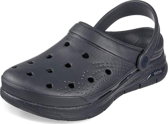 Skechers Arch Fit Foamies - Valiant Erkek Siyah Terlik