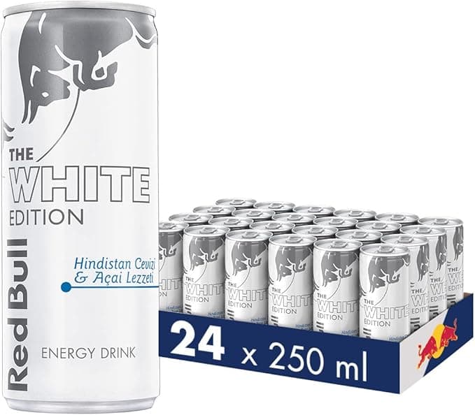 Red Bull Enerji İçeceği Hindistan Cevizi ve Açai 250 ml (24'lü Paket 24x250 ml)