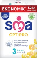 SMA Optipro 3, 1-3 Yaş Devam Sütü, 1.2 kg (2 x 600 g)