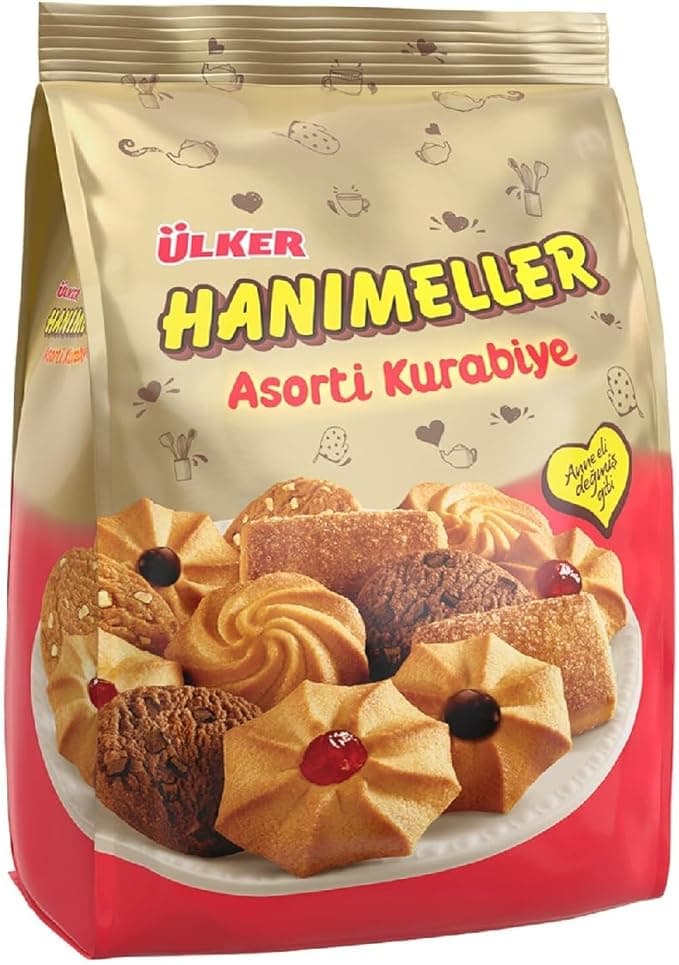 ÜLKER Hanımeller Büyük Boy Asorti Kurabiye, 150 Gr