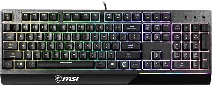 MSI GG Vigor GK30 TR Gaming Klavye, RGB LED Aydınlatma, USB Bağlantı
