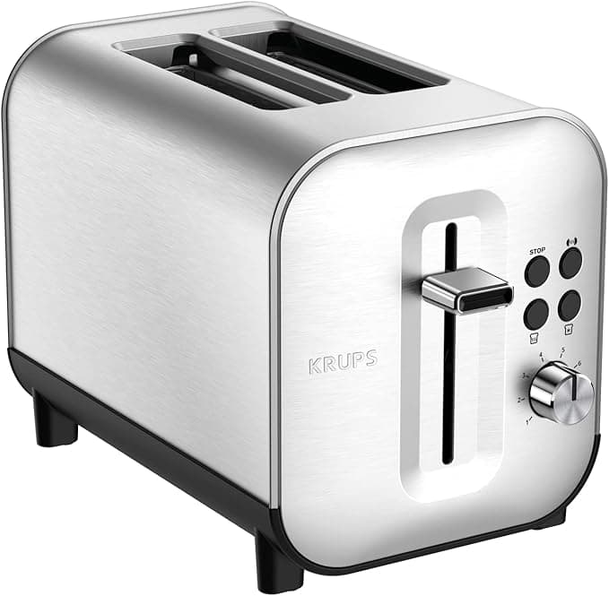 Krups First Toaster 2 Bölmeli Paslanmaz Çelik 850 Watt Ekmek Kızartma Makinesi - 7211003732