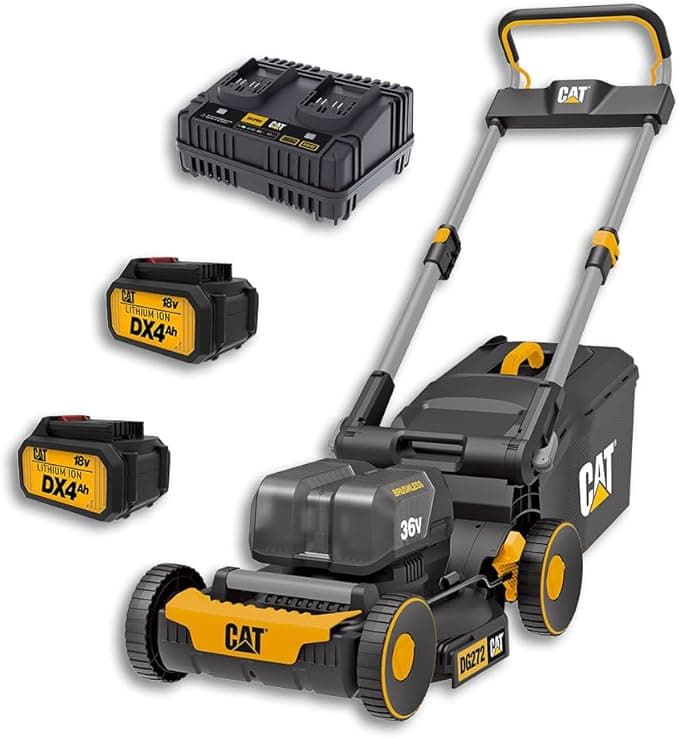 CAT DG272 36Volt 4.0Ah. Li-ion 41CM Profesyonel Kömürsüz Şarjlı Çim Biçme
