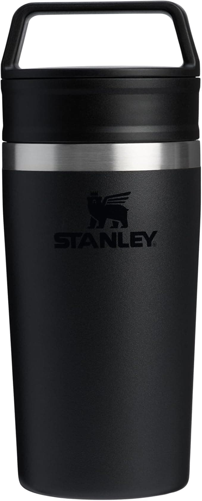 Stanley Cafe To-Go Travel Mug Termos Bardak, Siyah, 0.35 Litre