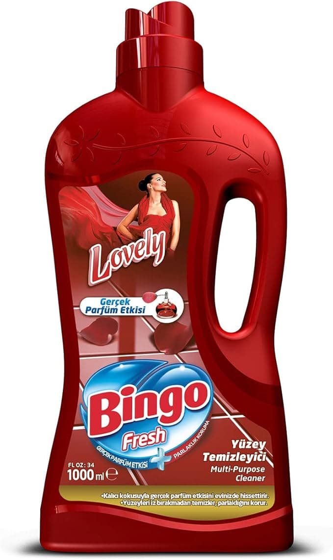 Bingo Fresh Lovely Gerçek Parfüm Etkisi Yüzey Temizleyici (1 x 1000 mL)