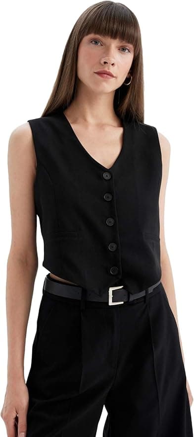 DeFacto V Yaka Blazer Yelek