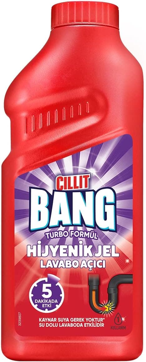 Cillit Bang Hijyenik Gider Lavabo Açıcı Jel 500 ml