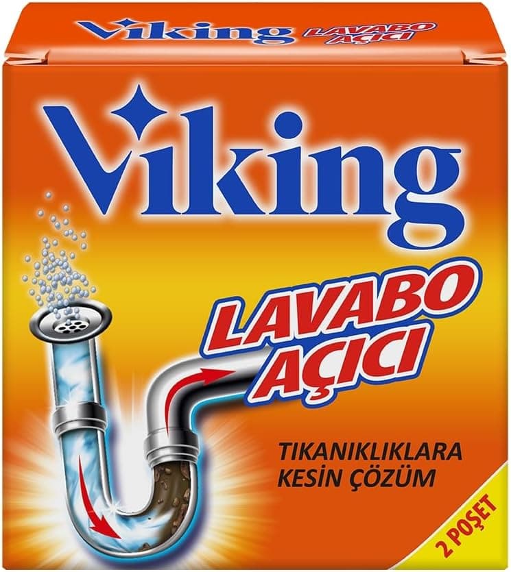 Viking Lavabo Açıcı 2 x 50 gr Granül