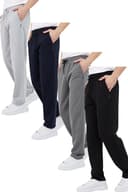 MMETALIC Erkek Düz Paça Rahat Kesim Eşofman Altı Paketi