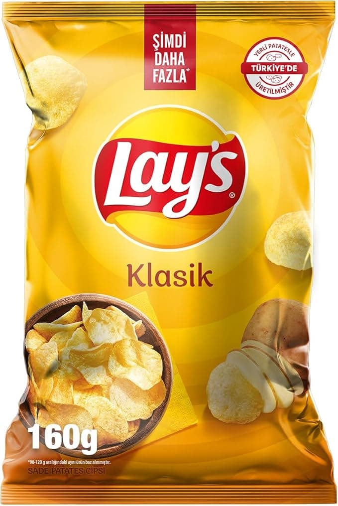Lay's Klasik Patates Cipsi Parti Boy 160 g