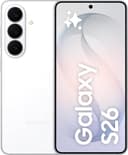 Samsung Galaxy S26 Beyaz, 256GB Depolama, Yapay Zeka Telefonu, 12GB Bellek, Özelleştirilmiş AP, Photo Assist, 50MP Kamera, 4300mAh Pil