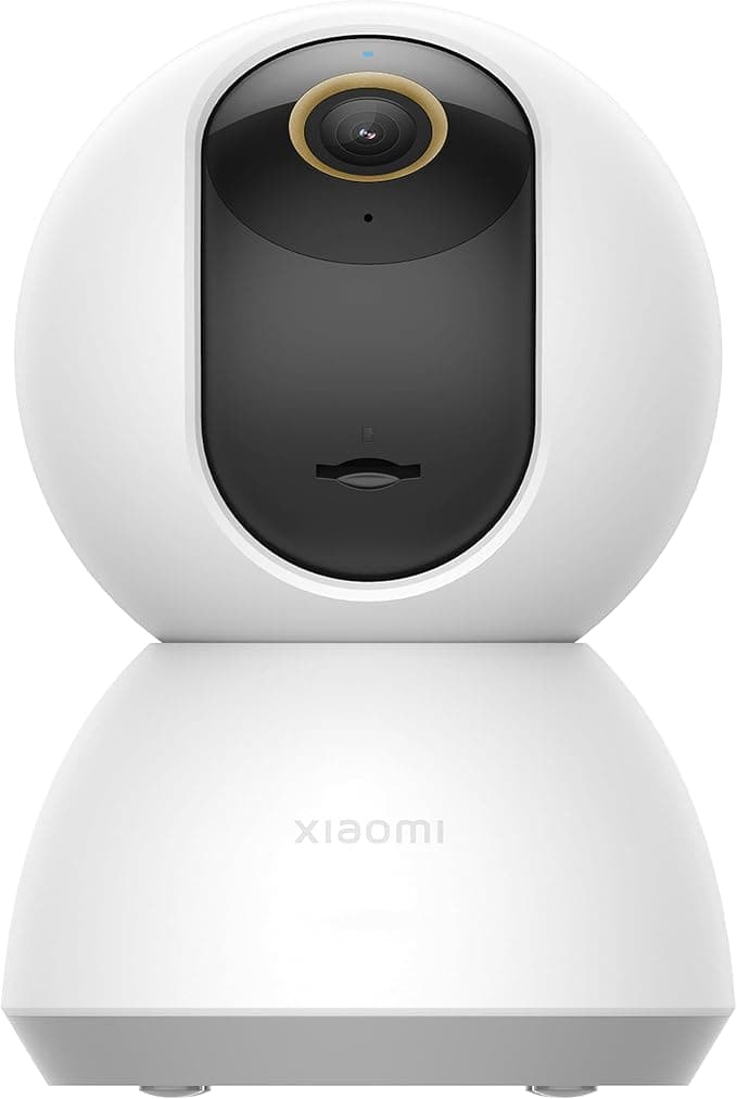 Xiaomi Akıllı Kamera C300, 1296p WiFi Kamera, Bebek Monitörü, İç Mekan Kamerası, Evcil Hayvan Kamerası, Gece Görüşü, 360° Dönen Başlık, Beyaz