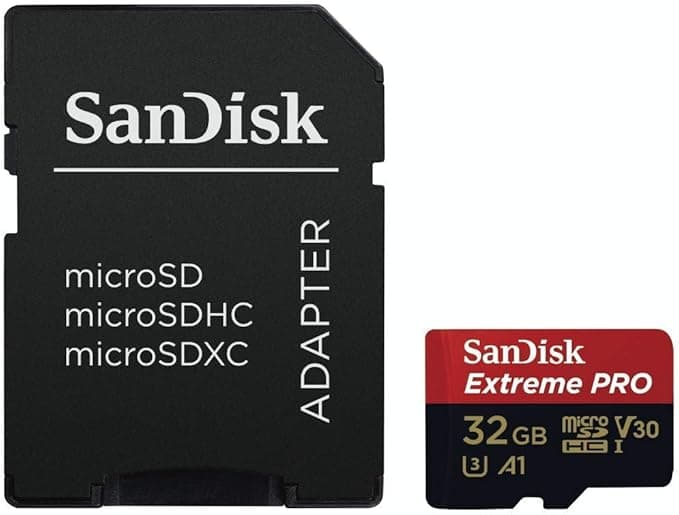 SanDisk 32GB Extreme Pro MicroSDHC Hafıza Kartı, 100 MB/sn'e kadar - SDSQXCG-032G-GN6MA