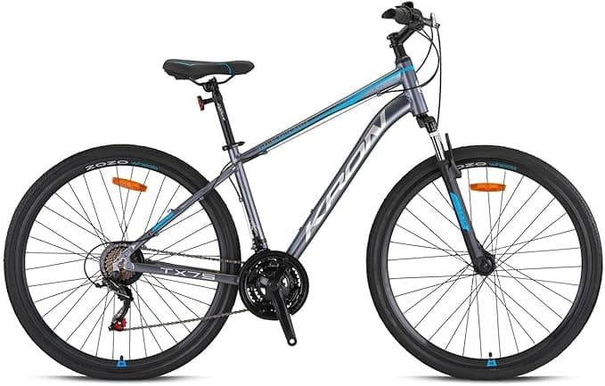 KRON TX 75-28" Trekking - 19' - 21 Vites - V.B. - Mat Gri-Gri/Siyah/Mavi