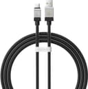 Baseus CoolPlay Serisi Hızlı Şarj Kablosu USB to Type-C 100W, 1m, Siyah