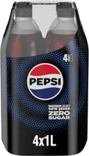 Pepsi Zero Sugar Kola Pet 4 x 1 L